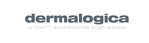 Logo DERMALOGICA HD avec tagline FR
